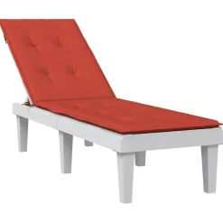 MAISON EXCLUSIVE - Coussin de chaise longue rouge mélangé (75+105) x 50 x 4 cm tissu