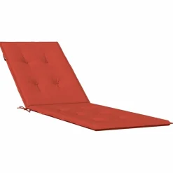 MAISON EXCLUSIVE - Coussin de chaise longue rouge mélangé (75+105) x 50 x 4 cm tissu