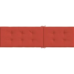 MAISON EXCLUSIVE - Coussin de chaise longue rouge mélangé (75+105) x 50 x 4 cm tissu