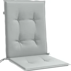 MAISON EXCLUSIVE - Coussins de chaise à dossier bas lot de 2 gris clair mélangé