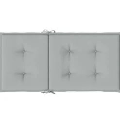 MAISON EXCLUSIVE - Coussins de chaise à dossier bas lot de 2 gris clair mélangé