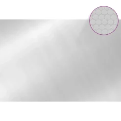 MAISON EXCLUSIVE - Couverture de piscine argenté 300x200 cm pe