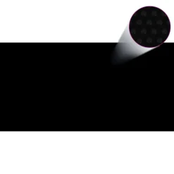 MAISON EXCLUSIVE - Couverture de piscine rectangulaire 1200x600 cm pe noir
