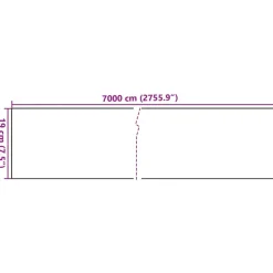 MAISON EXCLUSIVE - Écran d'intimité de jardin pvc 70 x 0,19 m vert