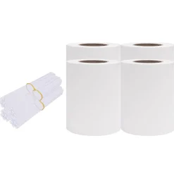 MAISON EXCLUSIVE - Écrans d'intimité de jardin 4 pcs pvc 35x0,19 m blanc