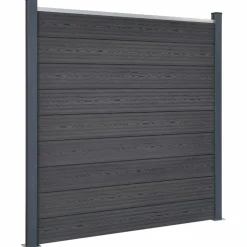 MAISON EXCLUSIVE - Ensemble de panneaux de clôture gris 180x186 cm wpc