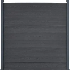 MAISON EXCLUSIVE - Ensemble de panneaux de clôture gris 180x186 cm wpc