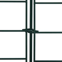 MAISON EXCLUSIVE - Ensemble de clôture de jardin arquée 77,5x78,5 cm vert
