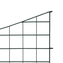 MAISON EXCLUSIVE - Ensemble de clôture de jardin voûtée plus basse 77,5x64 cm vert