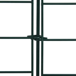 MAISON EXCLUSIVE - Ensemble de clôture de jardin voûtée plus basse 77,5x64 cm vert