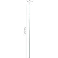 MAISON EXCLUSIVE - Ensemble de clôture de jardin voûtée plus basse 77,5x64 cm vert