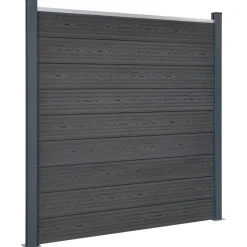 MAISON EXCLUSIVE - Ensemble de panneaux de clôture gris 353x186 cm wpc