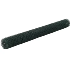 MAISON EXCLUSIVE - Grillage acier avec revêtement en pvc 10x1,5 m vert