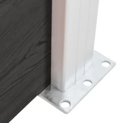 MAISON EXCLUSIVE - Panneau de clôture wpc 175x146 cm gris