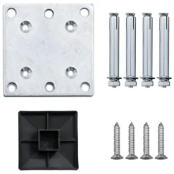 MAISON EXCLUSIVE - Panneau de clôture wpc 175x146 cm gris