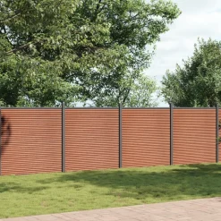 MAISON EXCLUSIVE - Panneau de clôture marron 699x186 cm wpc