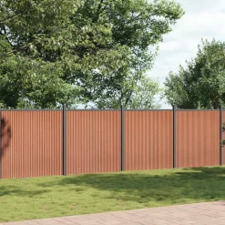 MAISON EXCLUSIVE - Panneau de clôture marron 1218x186 cm wpc