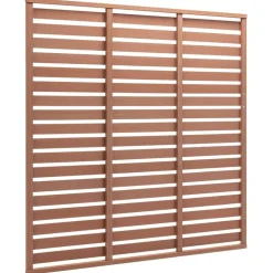 MAISON EXCLUSIVE - Panneau de clôture wpc 180x180 cm marron