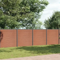 MAISON EXCLUSIVE - Panneau de clôture marron 872x186 cm wpc