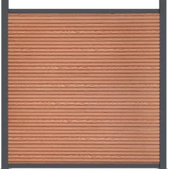 MAISON EXCLUSIVE - Panneau de clôture marron 1737x186 cm wpc