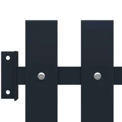 MAISON EXCLUSIVE - Panneau de clôture anthracite 178 x 75 cm acier thermolaqué