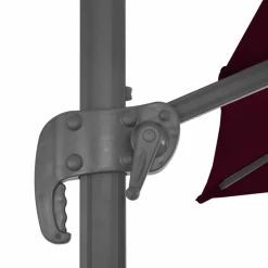 MAISON EXCLUSIVE - Parasol de jardin en porte-à-faux avec mât en aluminium