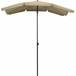 MAISON EXCLUSIVE - Parasol de jardin avec mât 200x130 cm taupe
