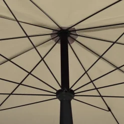 MAISON EXCLUSIVE - Parasol de jardin avec mât 200x130 cm taupe