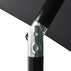 MAISON EXCLUSIVE - Parasol de jardin à 3 niveaux avec mât en aluminium anthracite