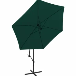 MAISON EXCLUSIVE - Parasol de jardin en porte-à-faux 3 m vert
