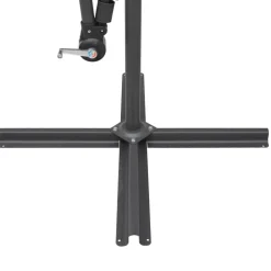 MAISON EXCLUSIVE - Parasol suspendu avec poteau bleu 3 m
