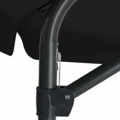 MAISON EXCLUSIVE - Parasol de jardin avec mât en acier 300 cm noir