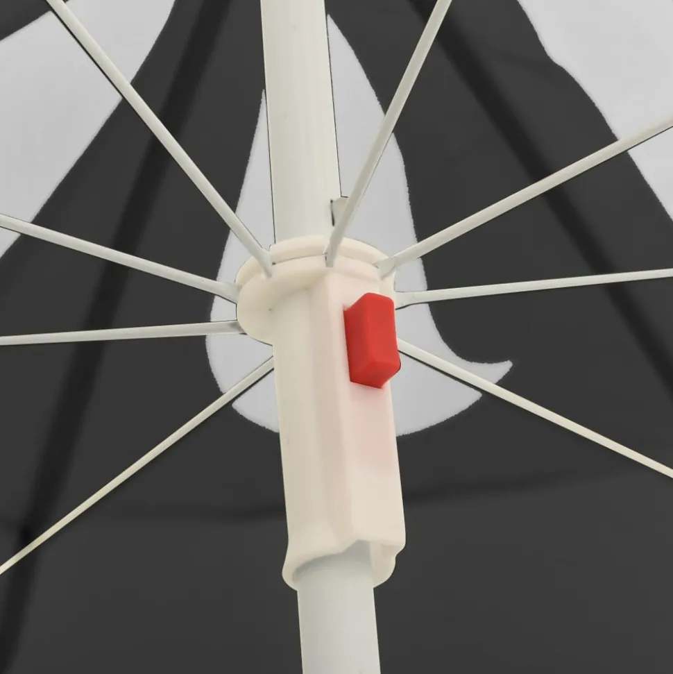 MAISON EXCLUSIVE - Parasol de jardin avec mât en acier anthracite 180 cm
