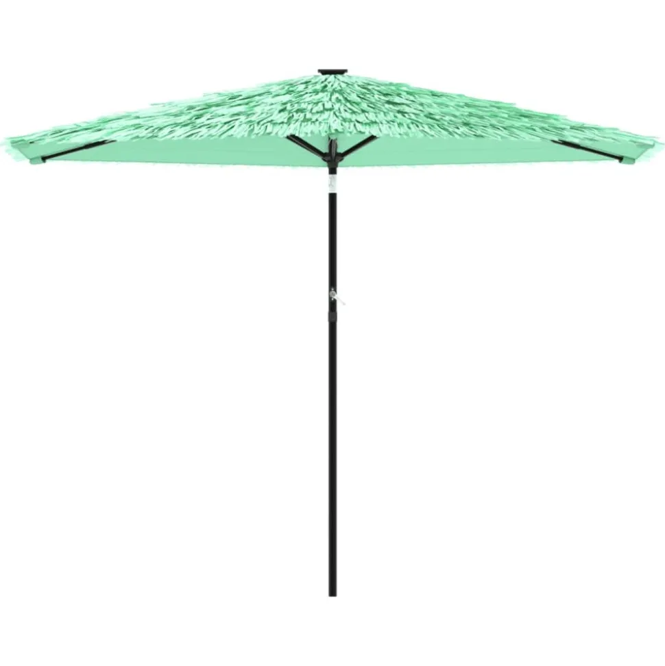 MAISON EXCLUSIVE - Parasol de jardin avec mât en acier vert 288x288x225 cm