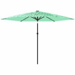MAISON EXCLUSIVE - Parasol de jardin avec mât en acier vert 288x288x225 cm