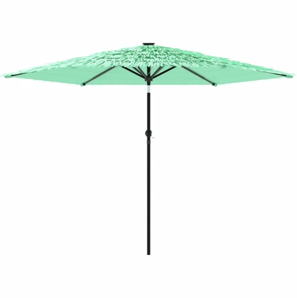 MAISON EXCLUSIVE - Parasol de jardin avec mât en acier vert 288x288x225 cm