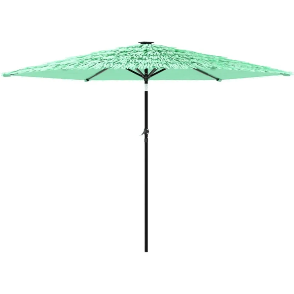 MAISON EXCLUSIVE - Parasol de jardin avec mât en acier vert 288x288x225 cm