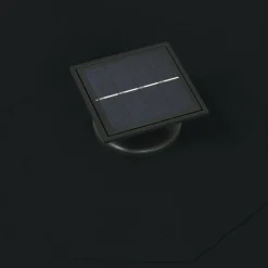 MAISON EXCLUSIVE - Parasol mural de jardin avec led 300 cm noir