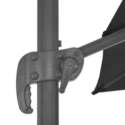 MAISON EXCLUSIVE - Parasol de jardin en porte-à-faux et poteau en aluminium