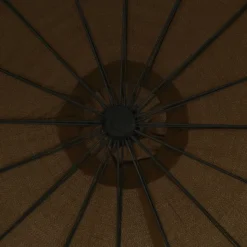 MAISON EXCLUSIVE - Parasol suspendu avec poteau taupe 3 m