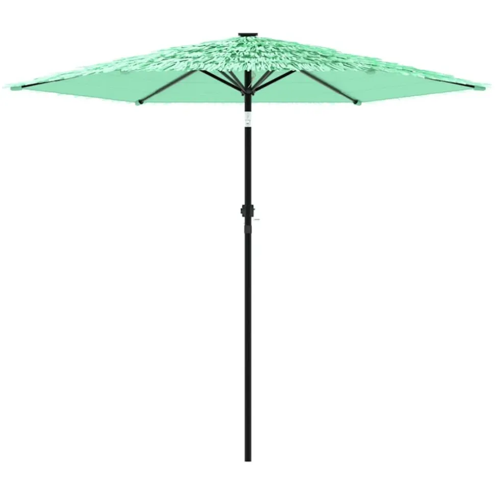 MAISON EXCLUSIVE - Parasol de jardin avec mât en acier vert 268x268x226 cm