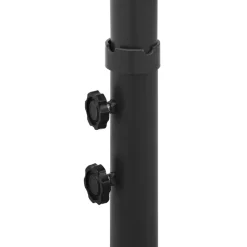 MAISON EXCLUSIVE - Parasol de jardin double avec mât en acier vert 600 cm