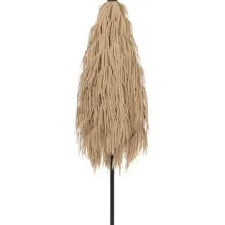MAISON EXCLUSIVE - Parasol de jardin avec mât en acier marron 223x223x213 cm