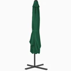 MAISON EXCLUSIVE - Parasol d'extérieur avec mât en acier 250x250 cm vert