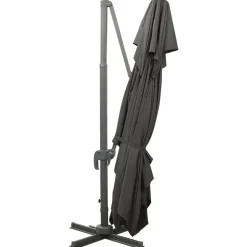MAISON EXCLUSIVE - Parasol de jardin en porte-à-faux avec double toit anthracite