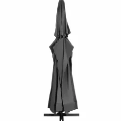 MAISON EXCLUSIVE - Parasol de jardin avec mât en aluminium 600 cm anthracite