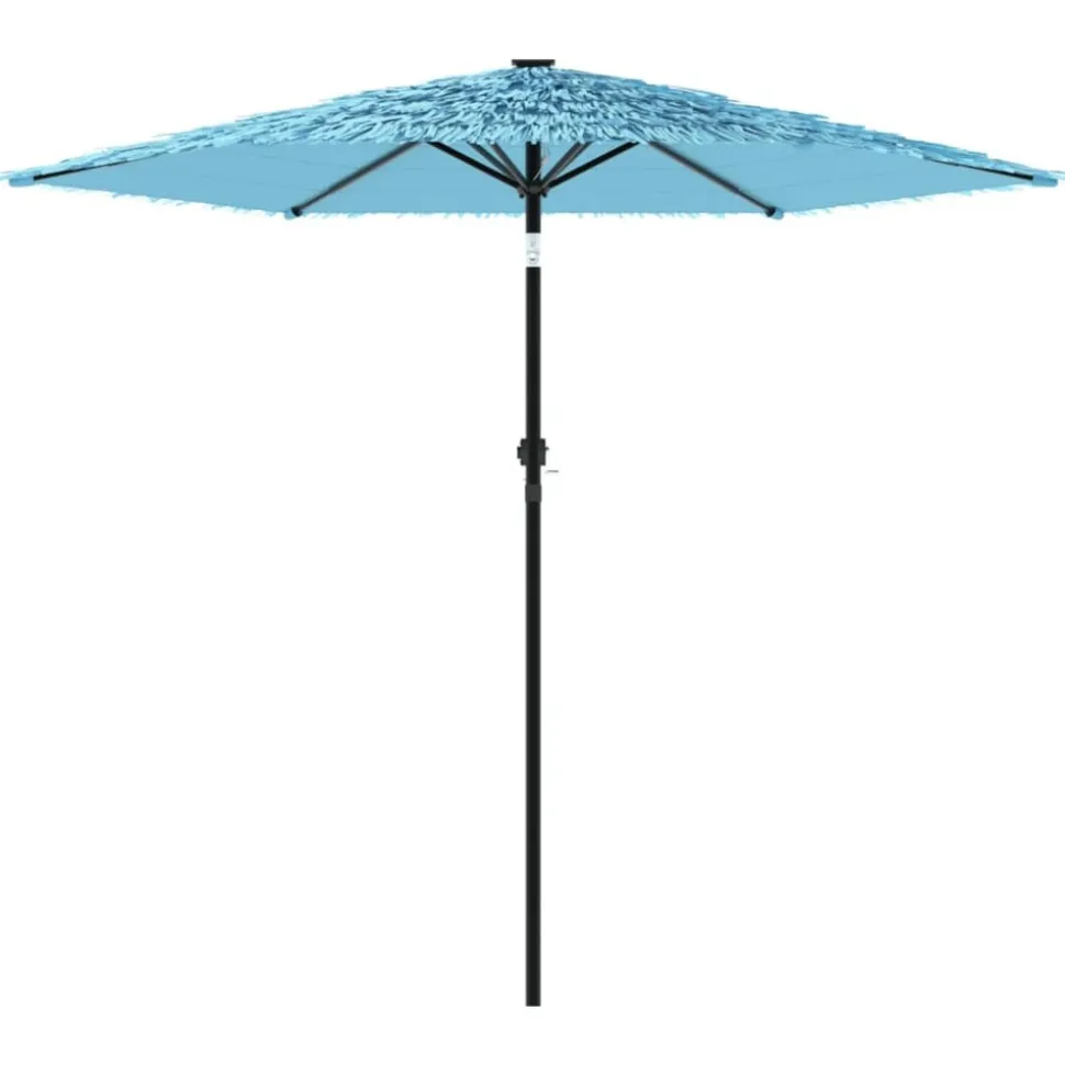 MAISON EXCLUSIVE - Parasol de jardin avec mât en acier bleu 223x223x213 cm