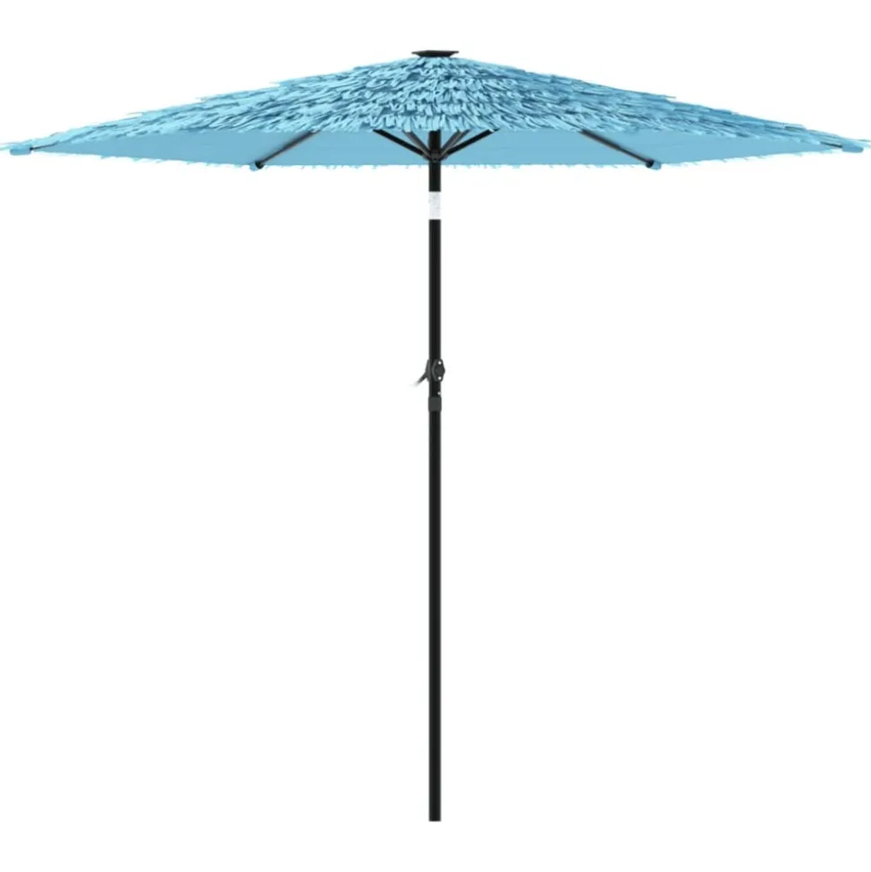 MAISON EXCLUSIVE - Parasol de jardin avec mât en acier bleu 223x223x213 cm