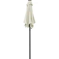 MAISON EXCLUSIVE - Parasol avec lumières led sable 200x211 cm aluminium