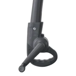 MAISON EXCLUSIVE - Parasol de jardin en porte-à-faux avec mât en acier anthracite